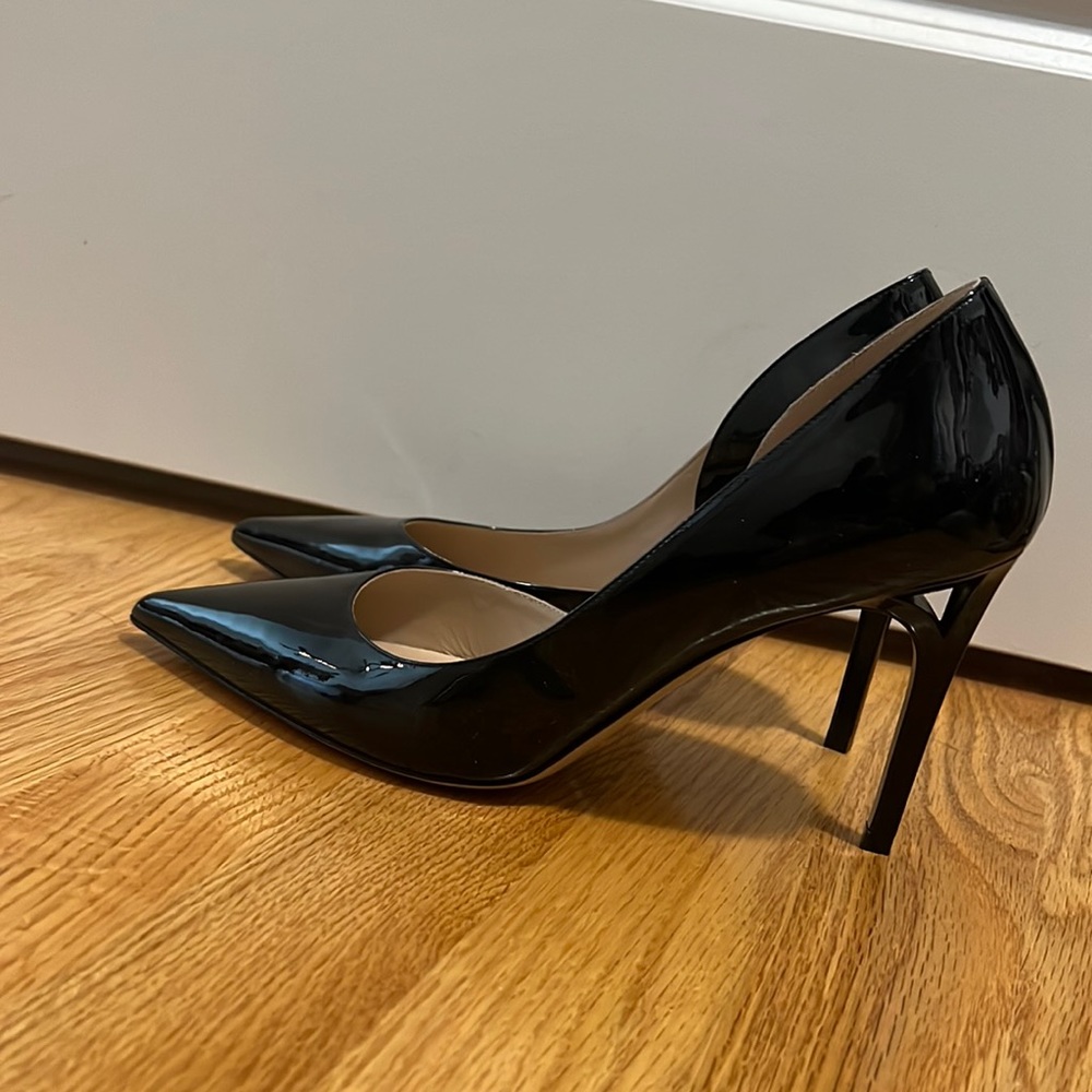 Handmade patent leather Italian heels